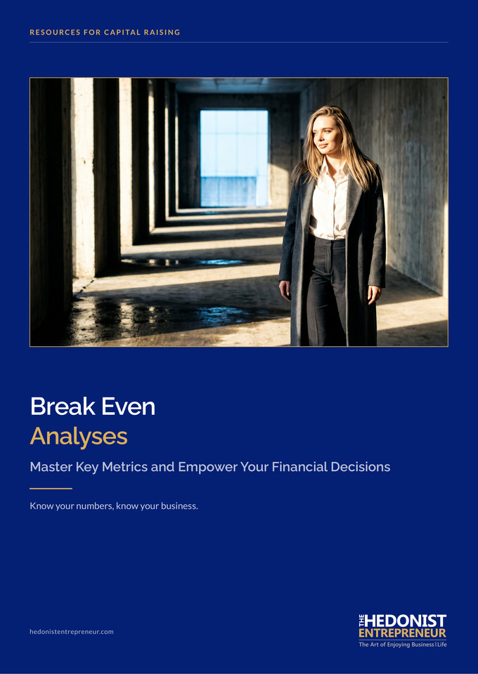 Break Even Analyses cover