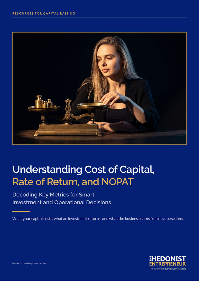 Financial Fundamentals: Understanding Cost of Capital, Rate of Return, and NOPAT cover