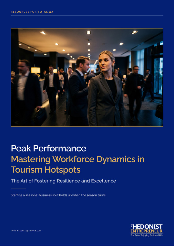 Peak Performance - Mastering Workforce Dynamics in Tourism Hotspots cover