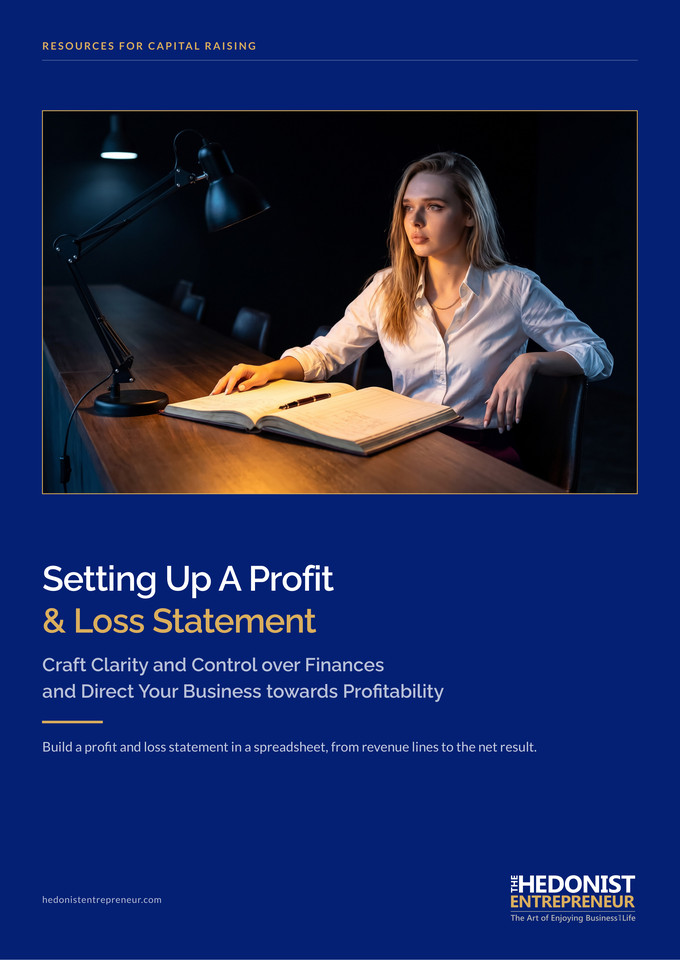 Setting Up A Profit & Loss Statement cover