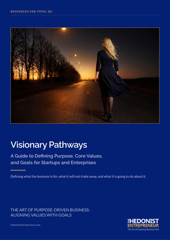 Visionary Pathways: A Guide to Purpose, Core Values, and Goals cover